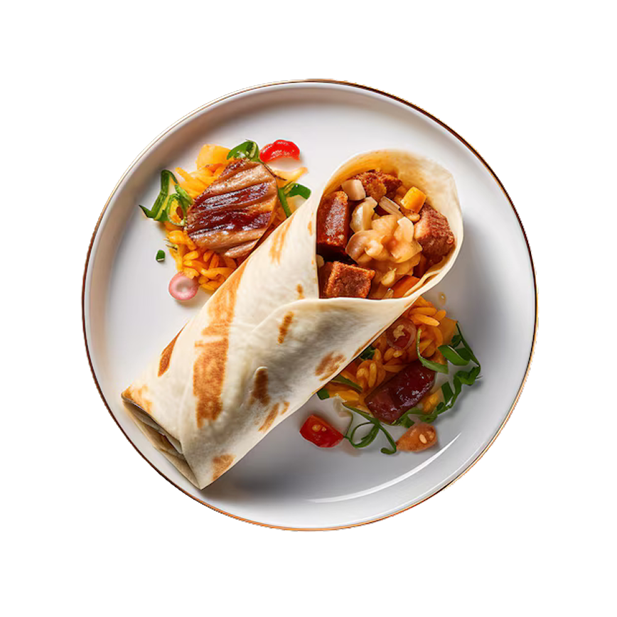 Imagem de um taco mexicano